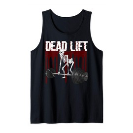 Deadlift deadlift palestra scheletro allenamento di Canotta
