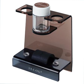 amu Glass Pen Station GP-T4 (Smoke Brown) for Cleaning Brushes, Cleaning Brushes, and Storage (Pen Stand) for Glass Pens