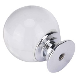 Ticfox 10pcs Crystal Glass Ball Pulls Cabinet Door Knobs Cupboard Drawer Furniture Handles with Screws