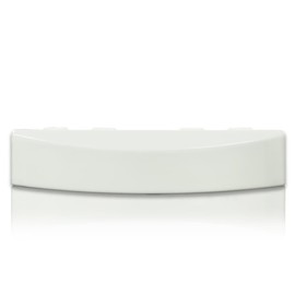 PIT66 White Solid Door Handle, Compatible with GE Dryer WE01X30378 WE1M1068 PS1177202 WE01X25878 Chrome ABS