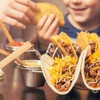 Taco Stand Stainless Steel 3 Grid V Shaped Glossy Taco