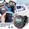 Waterproof Bluetooth Marine Stereo Receiver with MP3 Player on DAB+/AM/FM