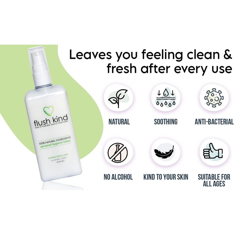 Flush Kind® Toilet Wipe Gel Lotion, Eco-Friendly, Flushable Toilet Wipe