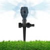 Rotating Tripod Sprinkler Impulse Sprinkler with Tripod, 360 Degree Automatic