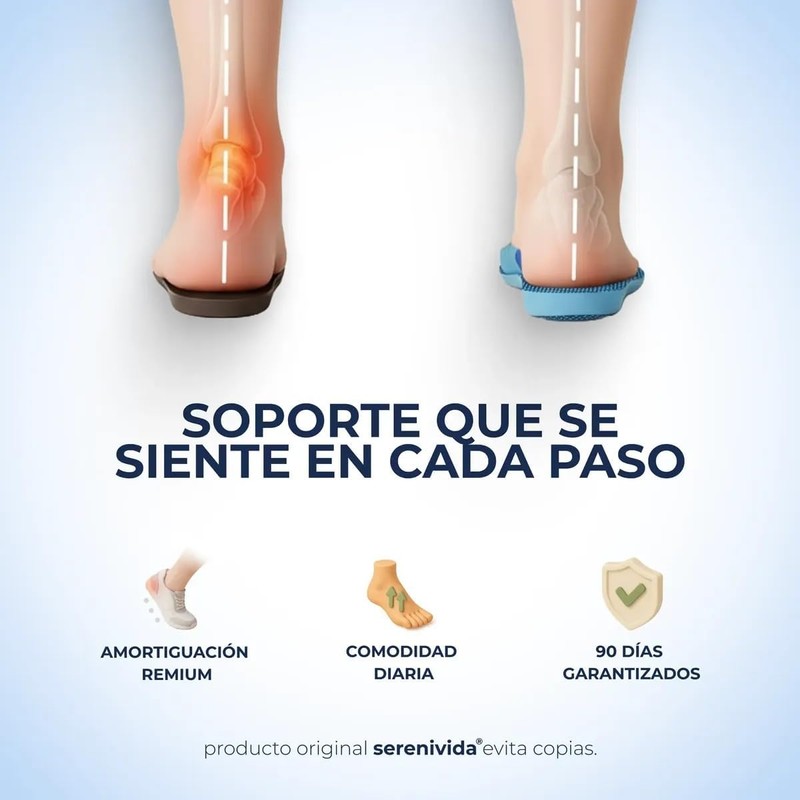 3 Pares Plantillas Ortopédica Serenivida Comfyfeet Anatomica (XL)