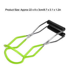 Pinzas para Levantar Tarros Elevador de Tarros con Mango para Cualquier Tamaño Tarros de Conservas Tarros de Vidrio Agarre Seguro Y Protegido(verde)