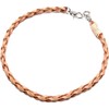 Grandios GD-WLCHAIN-02 Genuine Leather, Cowhide Wallet Chain, Leather, Braid, Long,