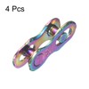 sourcing map 4pcs Bicycle Missing Link 12 Speed Reusable Steel