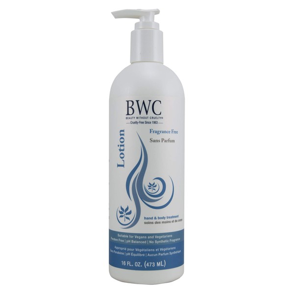 Beauty Without Cruelty Fragrance Free Hand & Body Lotion, 100%