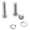 Upluckey Flat Hex Head Screws 72PCS Silver Heavy Duty Stainless