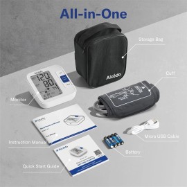 Shenzhen Jamr Technology Co., Ltd Alcedo Digital Blood Pressure Monitor Upper Arm Large Cuff Auto Talking LCD