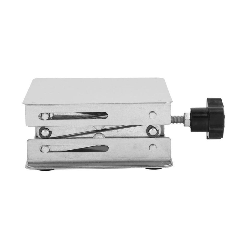 Lab Scissors Jack Stand, 3.9 x 3.9inch Stainless Steel Laboratory