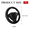 Lapetwbn Heavy Duty Steering Wheel Cover, Premium Anti-Slip Microfiber Leather
