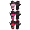 Geyoga 3 Pairs Kids Winter ski Gloves Waterproof Snow Mittens