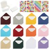 Lvjkes Mini Envelopes, Pack of 72 Pure Colour Mini Envelopes,