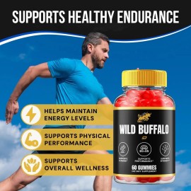 Wild Buffalo (2 Pack) Wild Buffalo Gummies for Men – WildBuffalo Male Gummy Natural Blend