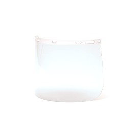 Pyramex Safety Full Face Shield Eye and Head Protection (Headgear NOT Included), Clear Polyethylene, ANSI Z87