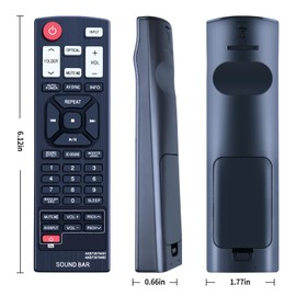 CLVIZCXOM AKB73575401 = AKB73575402 = AKB73575421 Remote Control Replacement for LG Sound Bar NB2520A NB3520A NB2430A NB2530A NB3530A NB3531A NB4530A
