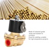 Electric Solenoid Valve Brass Structure Copper Coil 1 Way Flowing