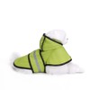 Dog Raincoat with Hood & Safe Reflective Strips,Ultra-Light Breathable 100%