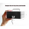 Jssmst X-Small Cash Box with Lock - Money Saving Box