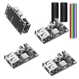 YIMATEECO DC-DC USB Buck Converter,4pcs 6-32V 12V 24V to 5V USB Buck Module Power Supply QC 3.0 Fast Charging Board Voltage Regulator Transformer Board