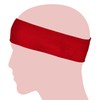 Simple Solid Color Stretch Headband - Red (1 Pc)