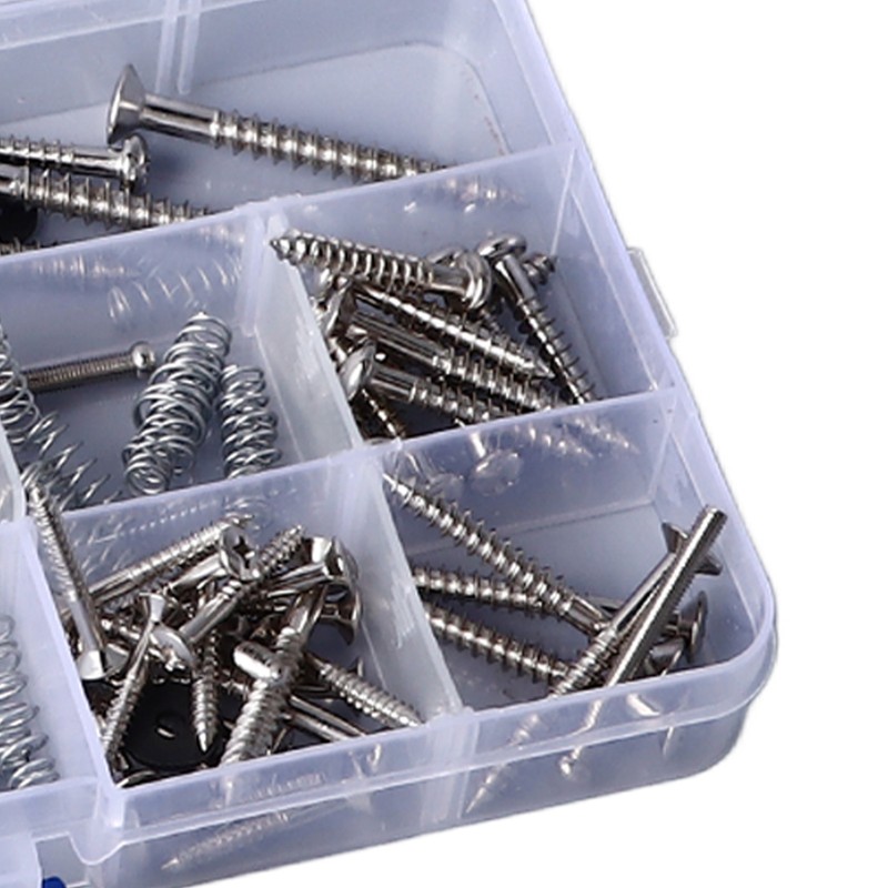 Guitar Repair Screw Kit Electric Acoustic Guitar Mounting Screws Strap