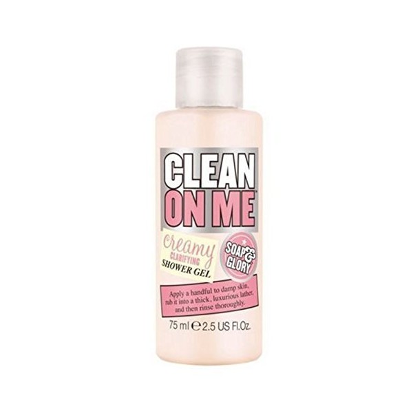 Soap And Glory Clean On Me Shower Gel Travel Size 75ml by Soap & Glory