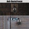 Diyife Heavy Duty Combination Padlock, Large Outdoor Padlock [One-Touch Unlocking]