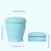MING Silicone foldable cups, Portable water cup with lid, Can