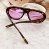 CZDLDNXS Tortoise Shell Retro Aviator Sunglasses for Women Men Trendy