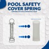 Poolzilla Pool Safety Cover Stainless Steel Springs - 10 Pack