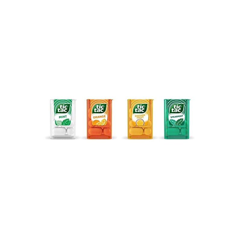 Tic Tac Mini Mints, Variety Share Pack 62 Pack, 211g,