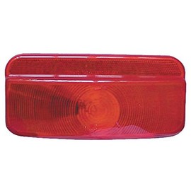 Fasteners Unlimited 89-187 Red Replacement Lens for Compact Tail Light