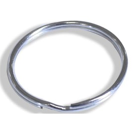 ToolUSA 50 Piece Steel Split Key Rings | 1.75" Diameter | Nickel-Plated | Versatile Crafting & Key Holding Solution