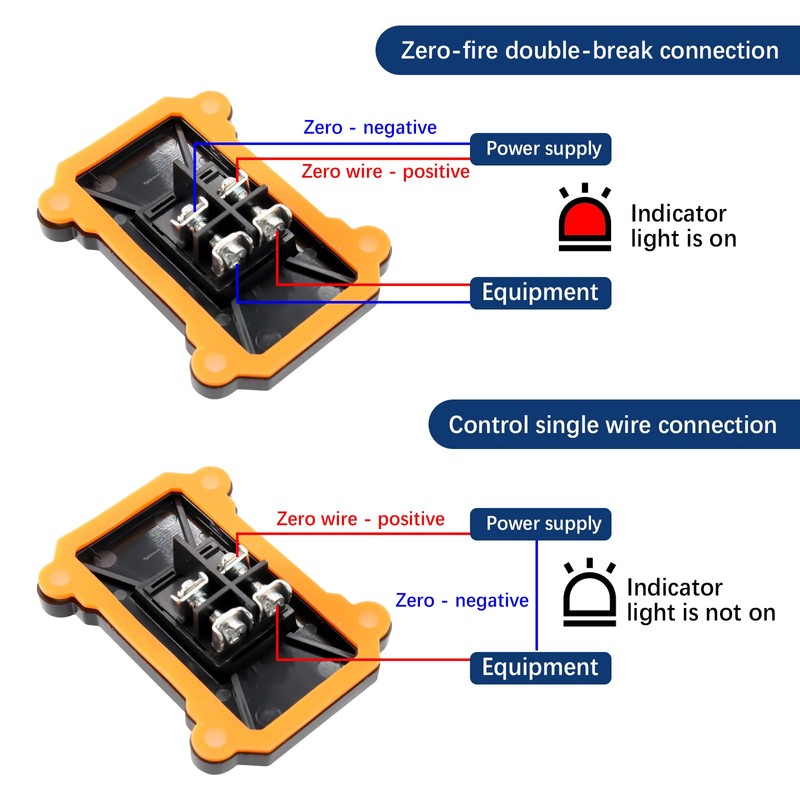30A 12V-24V IP65 Waterproof Cable Switch AYWHP Waterproof Inline Switch