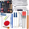 TUOREN 26Pcs Piano Tuning Repair Regulating Tool Kit Including Tuning