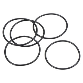 PATIKIL Nitrile Rubber O-Rings 44 mm AD 40 mm ID 2 mm Width Metric Seal for Tap Plumbing Car Repair Black Pack of 5