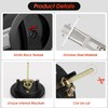 SANGRENSHEN Sliding Door Lock Pocket Door Indicator Lock Flush Handles