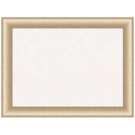 Amanti Art White Cork Board for Wall, 25x33 Vision Board with Gold Frame, Medium Corkboard Office Decor for Home Organization, Casual Corkboard Pinboard to Display Items for Home Organization