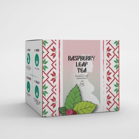 Raspberry Leaf & Peppermint Tea by Amelia Rose | 50 Tea Bags | Pregnancy tea | Expectant mothers tea | Caffeine free herbal tea