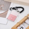 SHENLIU Cute Photocard Holder, Plastic Id Badge Holder, Star Wave