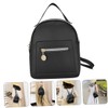 Ipetboom Girl's Casual Backpack Multi-pocket Design Comfortable Fashionable Pu Backpack