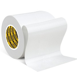 MILEQEE Duct Tape Heavy Duty Single Sided, Strong Adhesive High Strength, Waterproof Mesh Tape for Indoor and Outdoor Repairing Sealing Bonding, Easy Use Hand Tearable, 3.15 Inch x 33 Feet, White