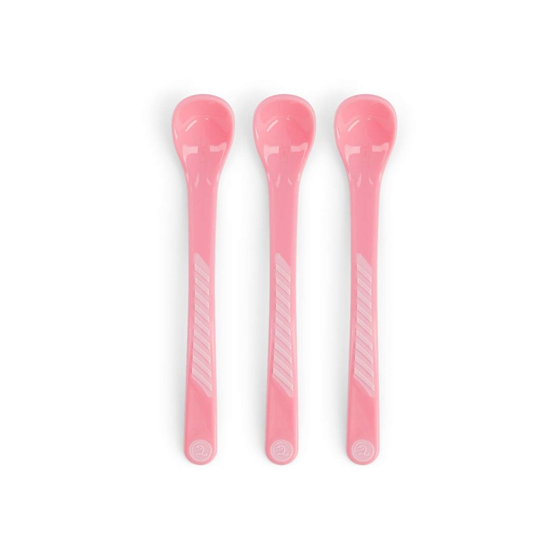 Twistshake - Feeding Spoon Set 6 m Pastel Pink 3-pack
