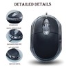 Yadojingcn Wired Mini Optical Mouse-Wired Mouse with Ergonomic Design, USB