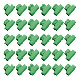 30 Pieces Greenhouse Clamps Film Row Cover Netting Tunnel Hoop Clip Frame Shading Net Rod Clip Greenhouse Film Clamps for Season Plant Extension Support, 8mm