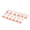 30 Pcs Binder Clips Powerful Clamping Force Deer Bone Shapes