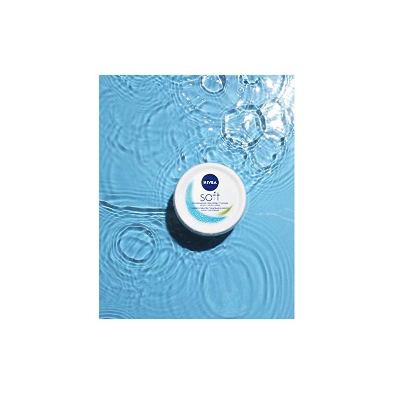 NIVEA Soft erfrischende Feuchtigkeitscreme (1.7 fl oz), pflegende Soft Creme
